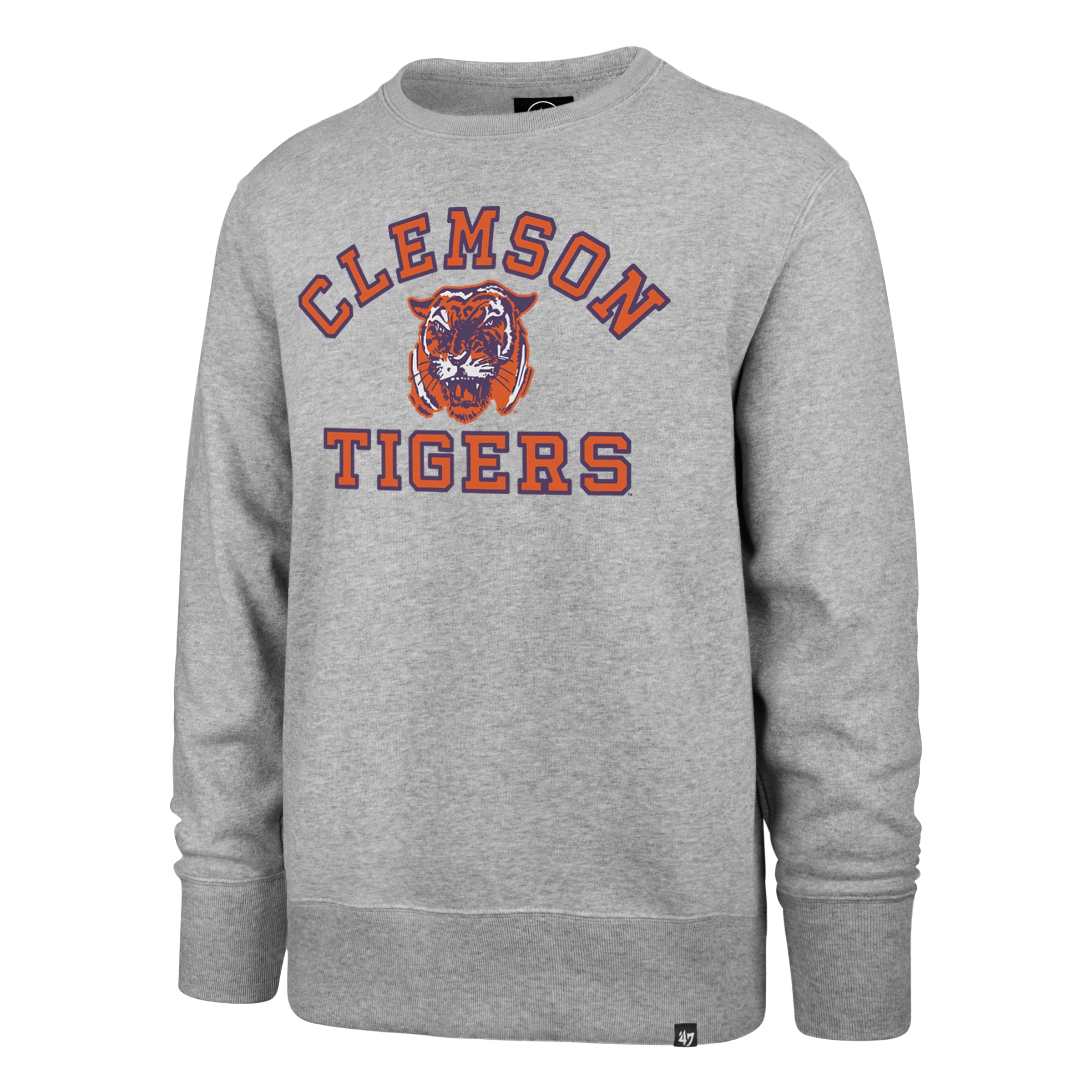 CLEMSON TIGERS VINTAGE '47 HEADLINE CREW SLATE GREY