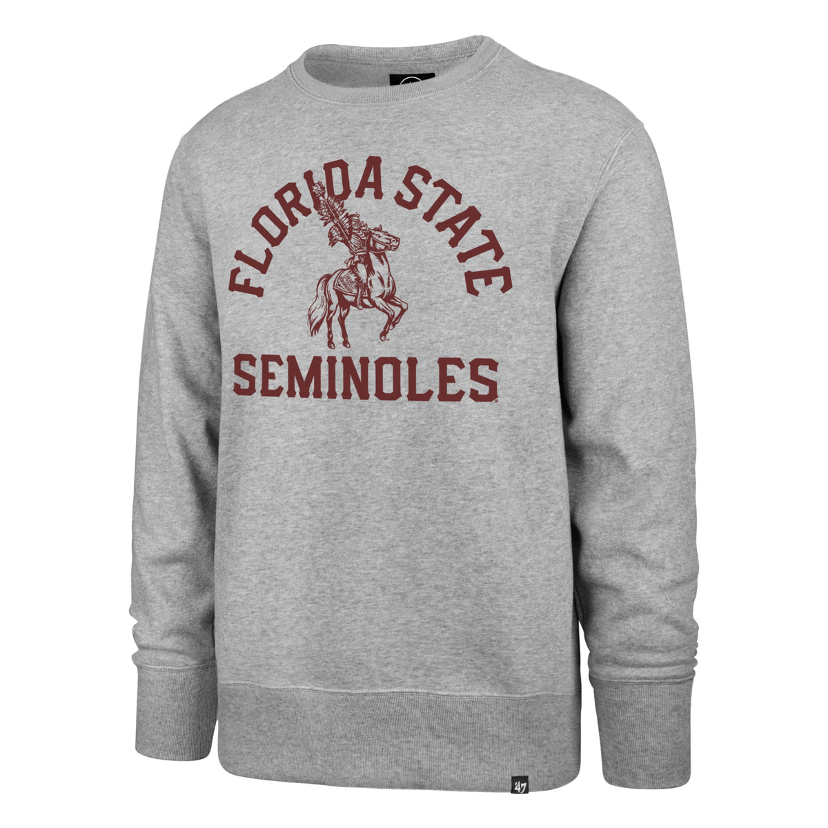 FLORIDA STATE SEMINOLES VINTAGE '47 HEADLINE CREW SLATE GREY