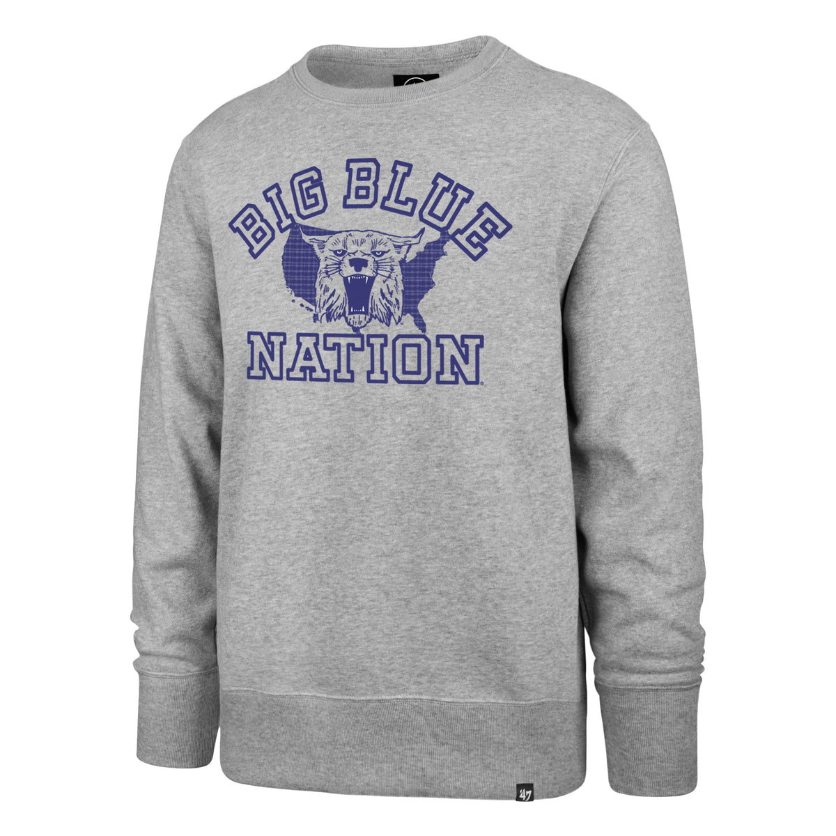 KENTUCKY WILDCATS VINTAGE '47 HEADLINE CREW SLATE GREY