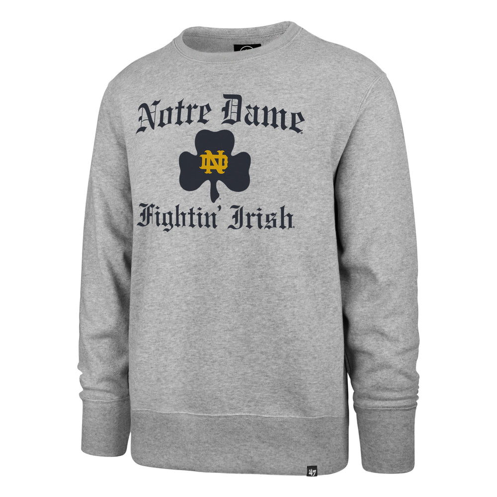 NOTRE DAME FIGHTING IRISH VINTAGE IMPRINT '47 HEADLINE CREW SLATE GREY