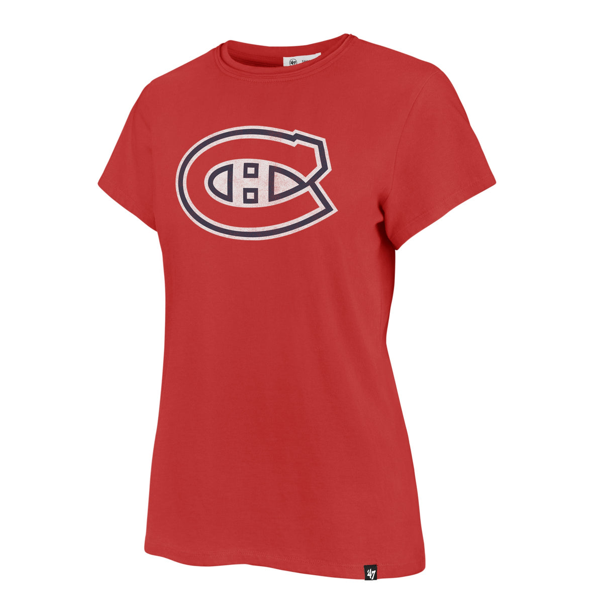 MONTREAL CANADIENS PREMIER '47 FRANKIE TEE WOMENS RACER RED