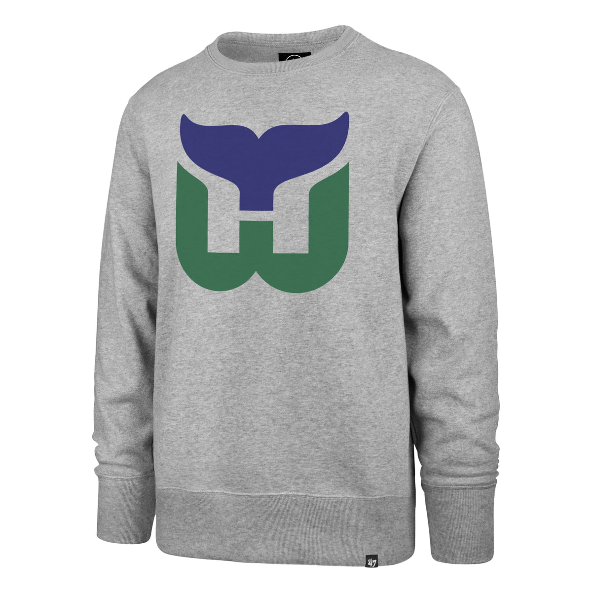 HARTFORD WHALERS VINTAGE '47 HEADLINE CREW SLATE GREY