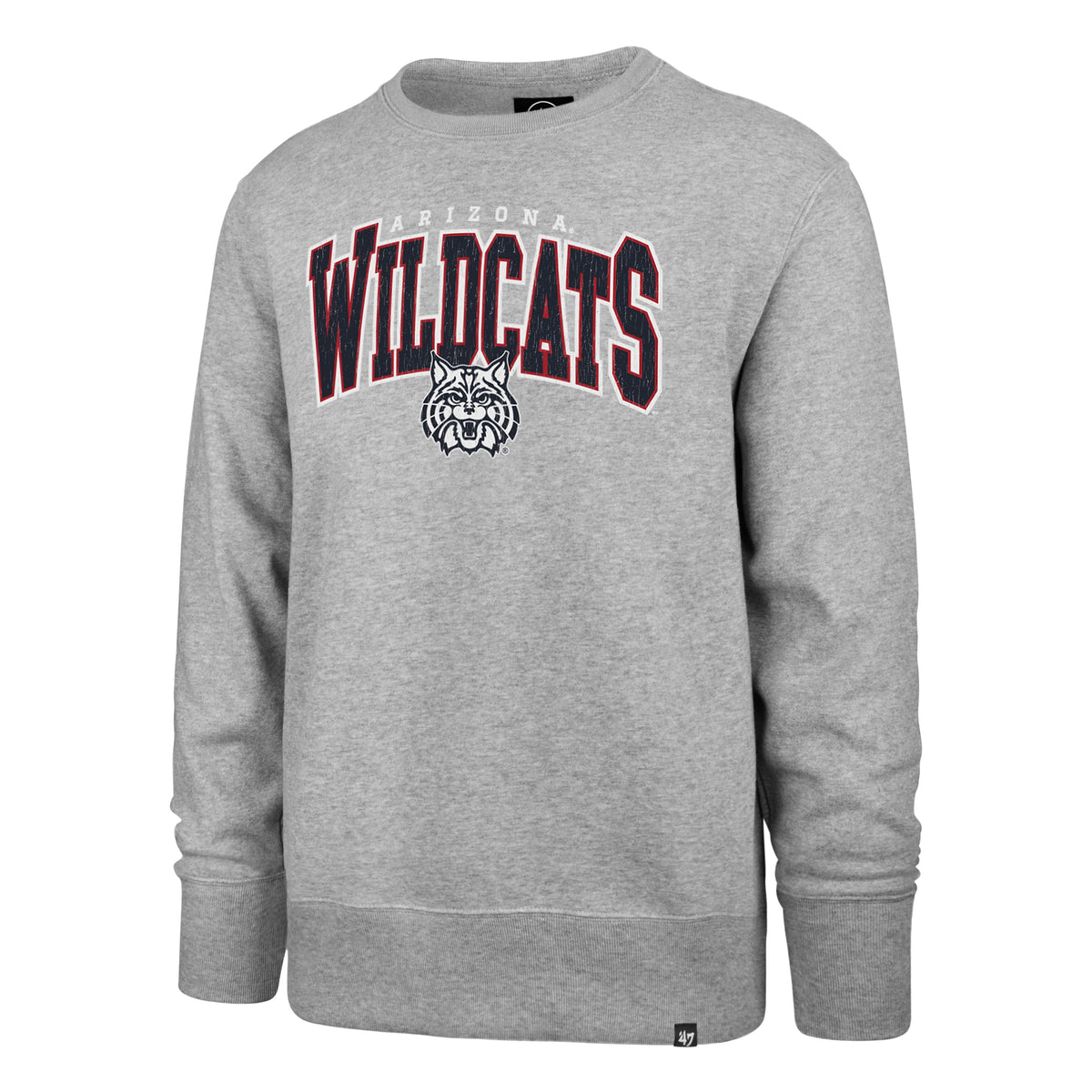 ARIZONA WILDCATS VARSITY BLOCK '47 HEADLINE CREW SLATE GREY