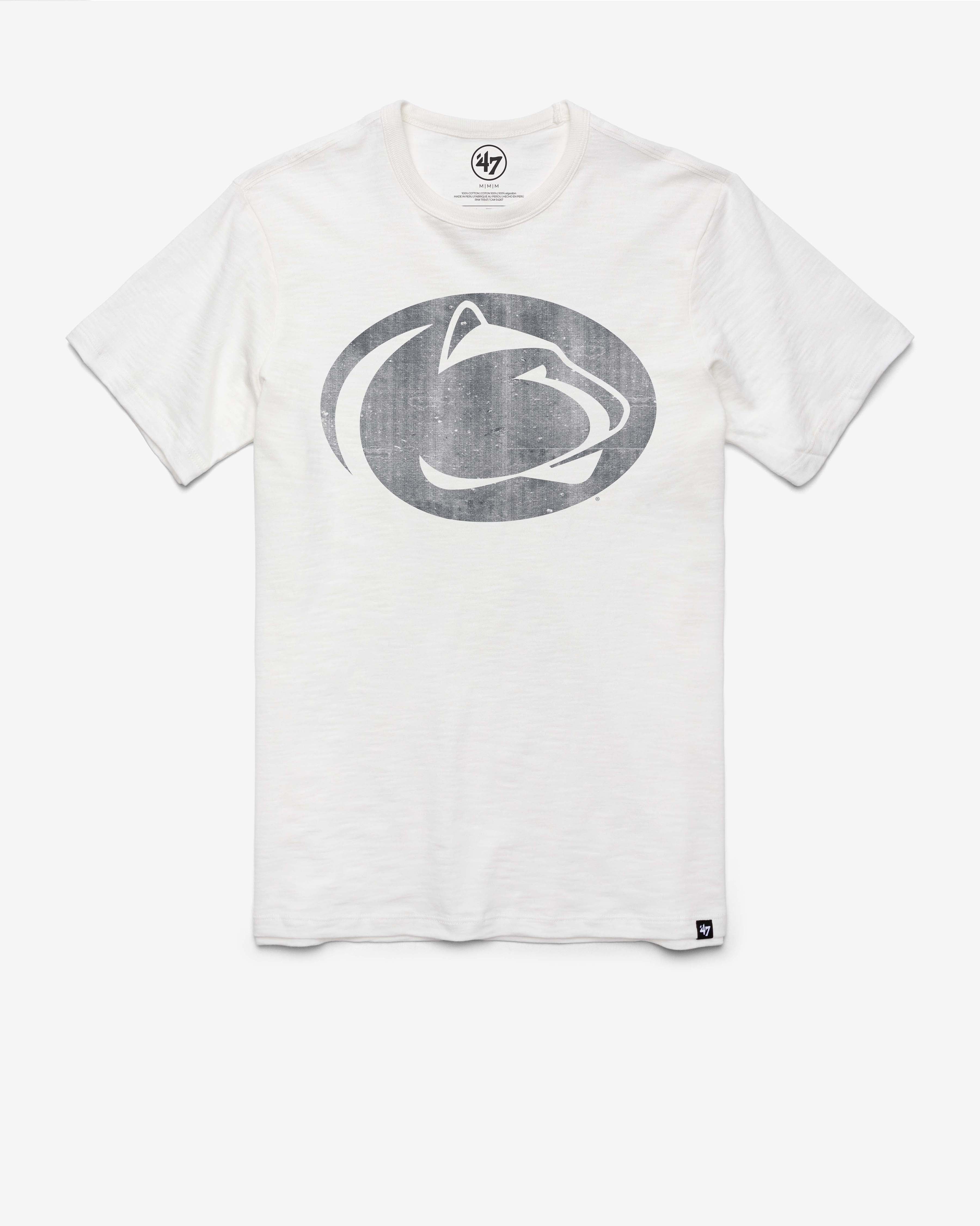 PENN STATE NITTANY LIONS GRIT '47 SCRUM TEE WHITE WASH