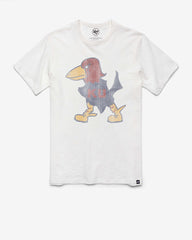 KANSAS JAYHAWKS VINTAGE GRIT '47 SCRUM TEE WHITE WASH