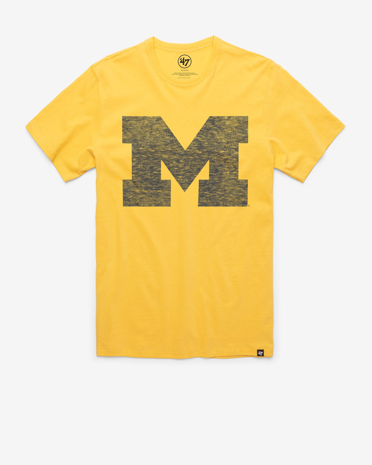MICHIGAN WOLVERINES PREMIER '47 FRANKLIN TEE GOLDFINCH
