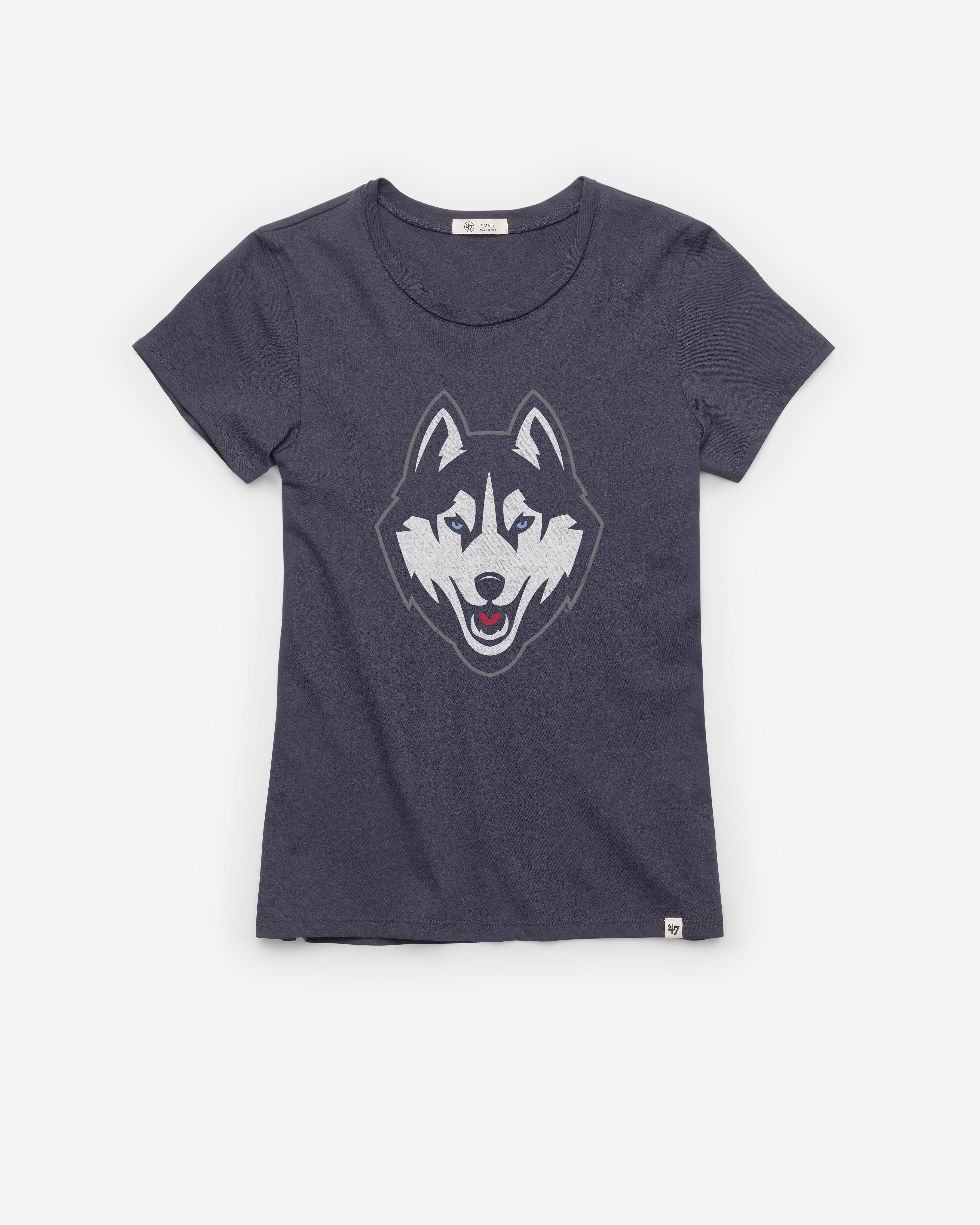 CONNECTICUT HUSKIES UCONN PREMIER '47 FRANKIE TEE WOMEN ATLAS BLUE
