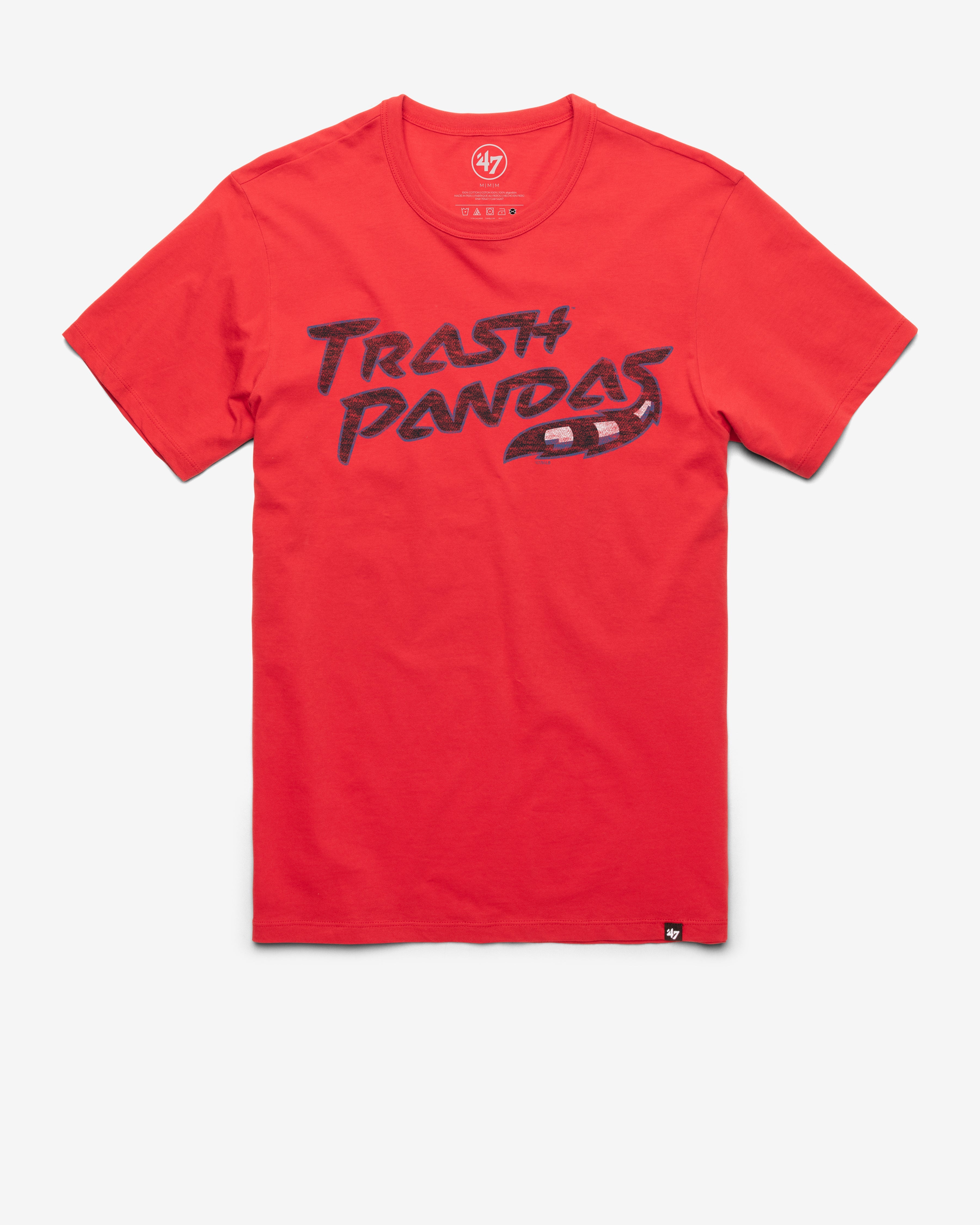 ROCKET CITY TRASH PANDAS PREMIER '47 FRANKLIN TEE RACER RED