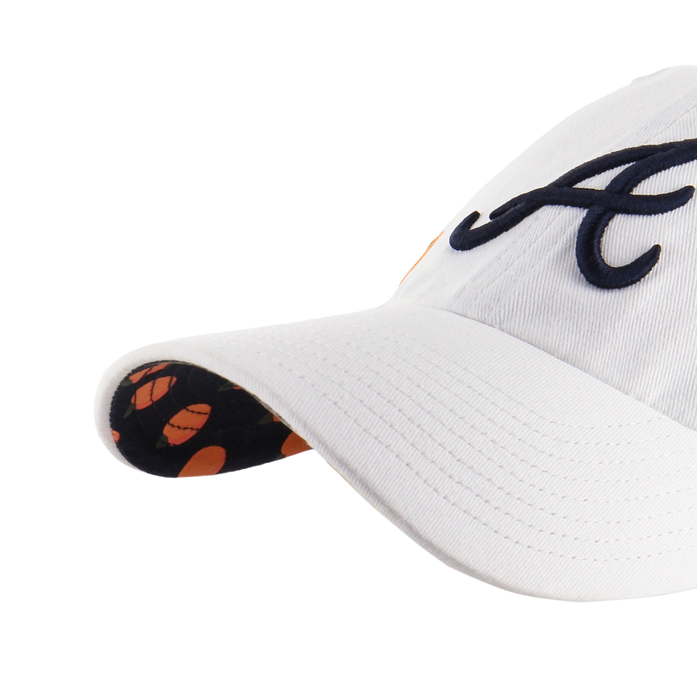 ATLANTA BRAVES CONFETTI ICON '47 CLEAN UP WOMENS WHITE
