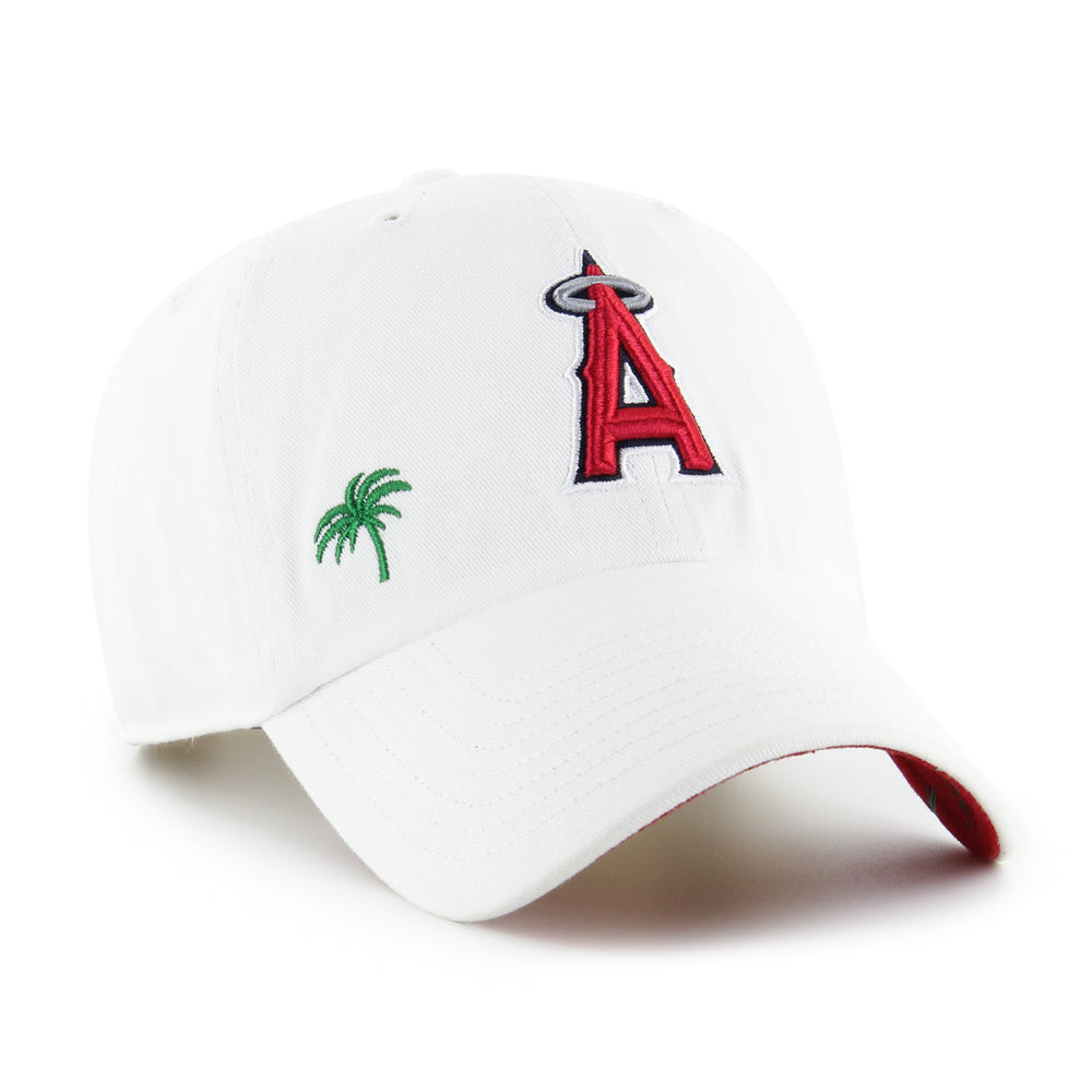 LOS ANGELES ANGELS CONFETTI ICON '47 CLEAN UP WOMENS WHITE