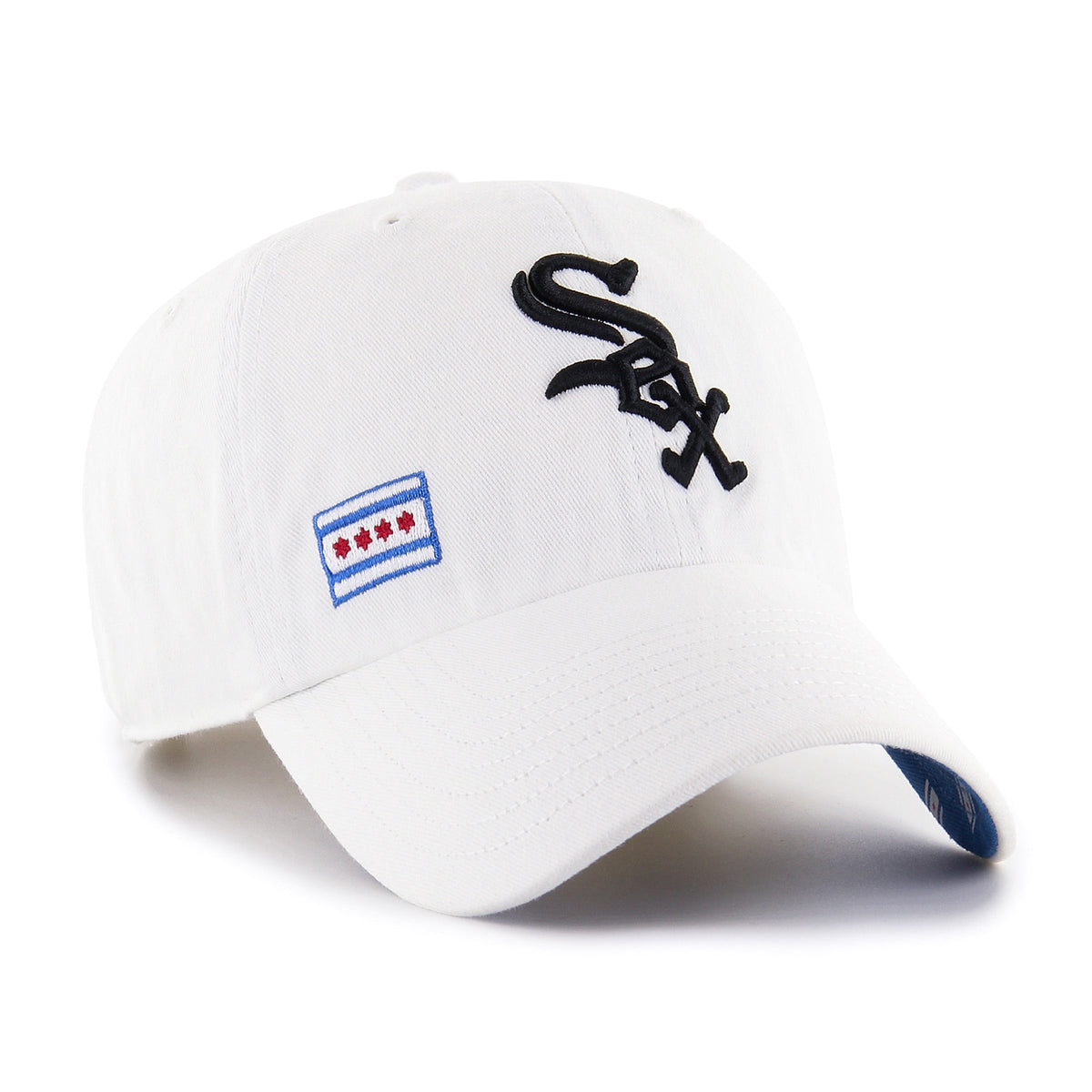 CHICAGO WHITE SOX CONFETTI ICON '47 CLEAN UP WOMENS WHITE