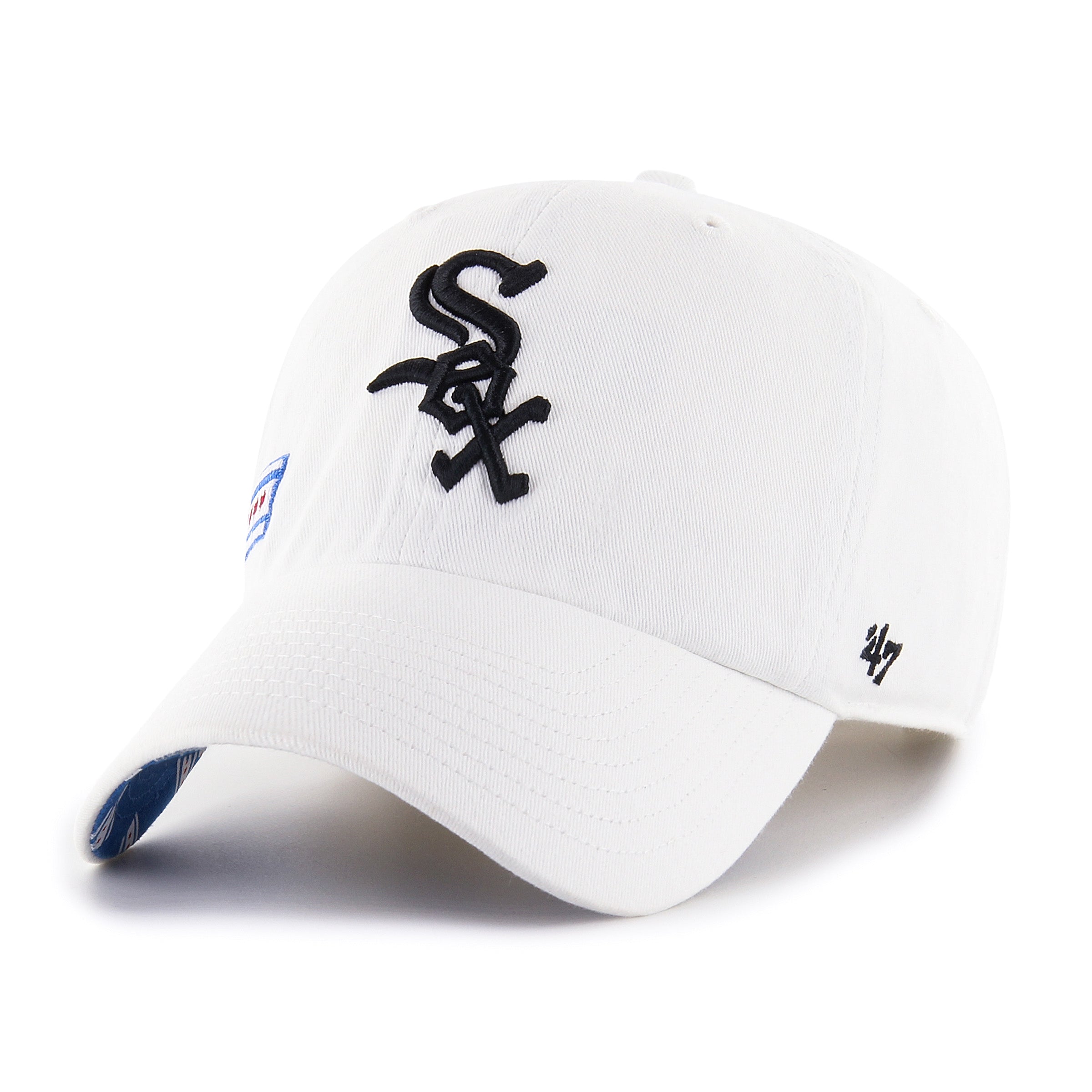 CHICAGO WHITE SOX CONFETTI ICON '47 CLEAN UP WOMENS WHITE
