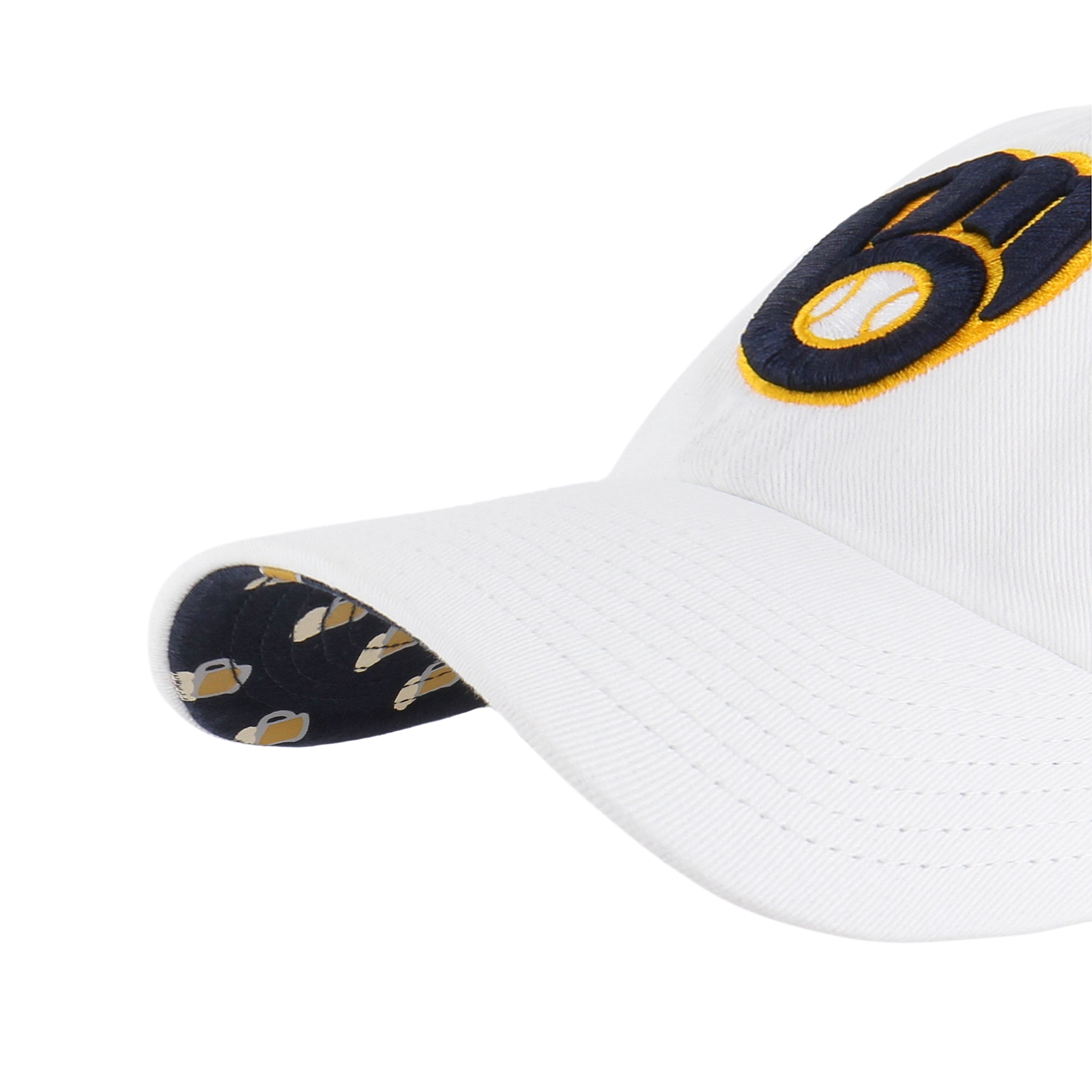 MILWAUKEE BREWERS CONFETTI ICON '47 CLEAN UP WOMENS WHITE