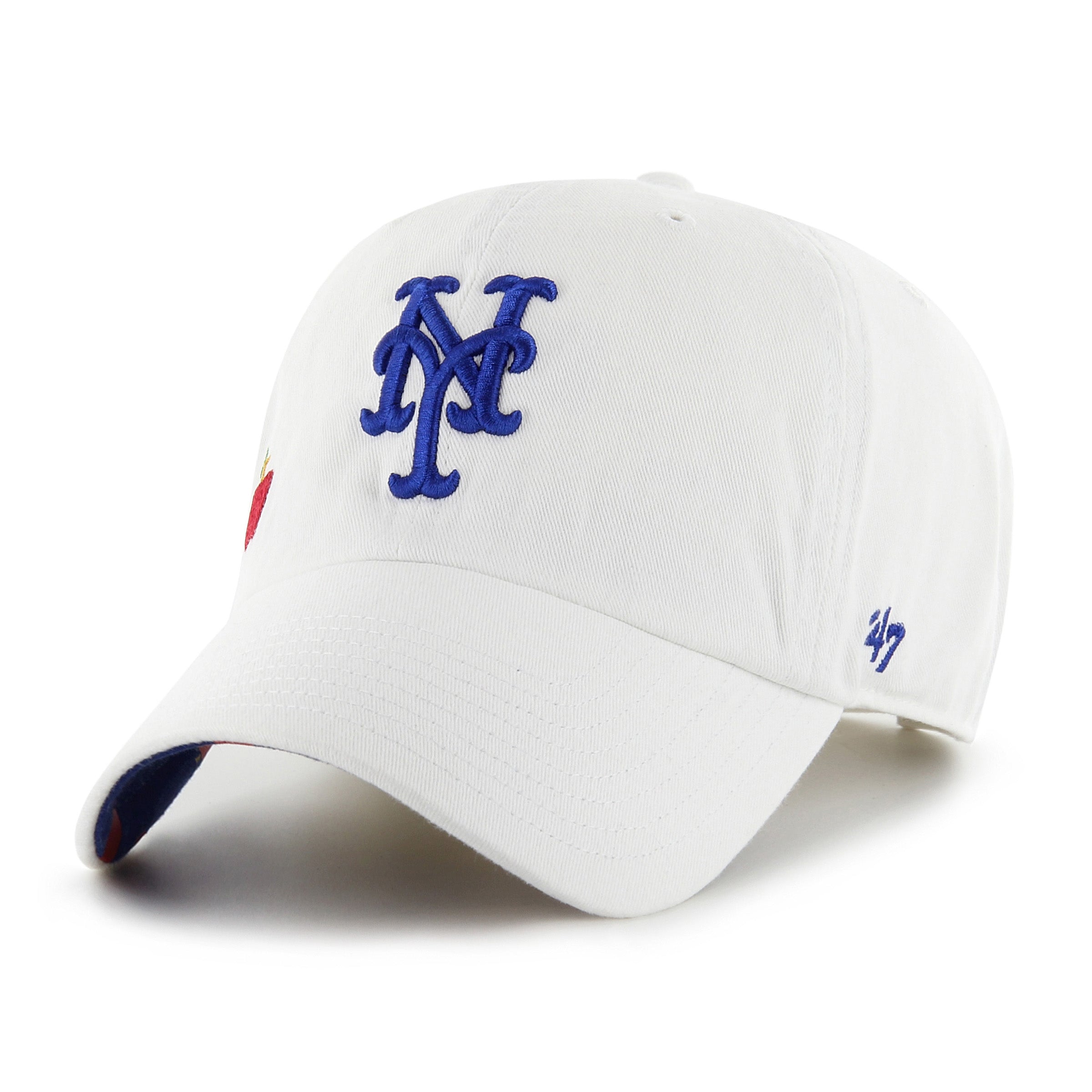 NEW YORK METS CONFETTI ICON '47 CLEAN UP WOMENS WHITE
