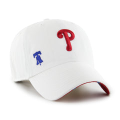 PHILADELPHIA PHILLIES CONFETTI ICON '47 CLEAN UP WOMENS WHITE