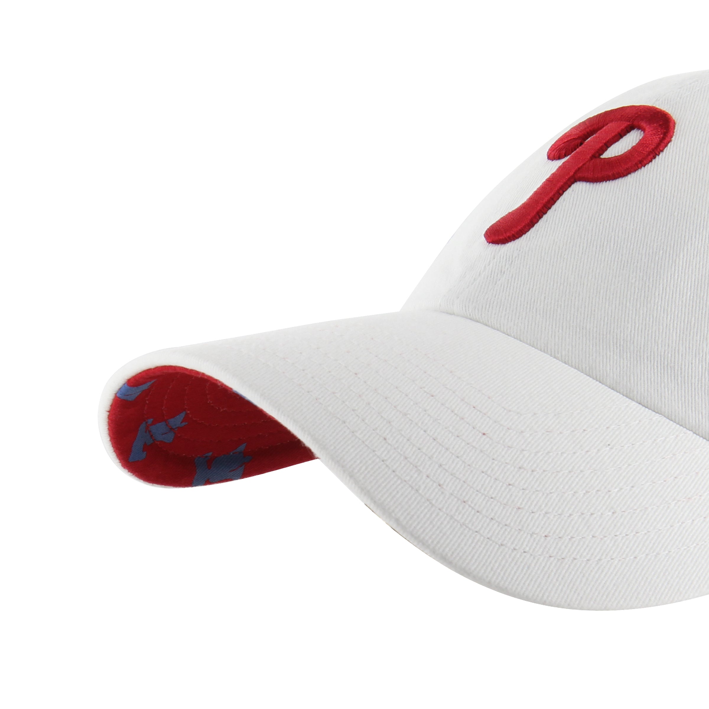 PHILADELPHIA PHILLIES CONFETTI ICON '47 CLEAN UP WOMENS WHITE