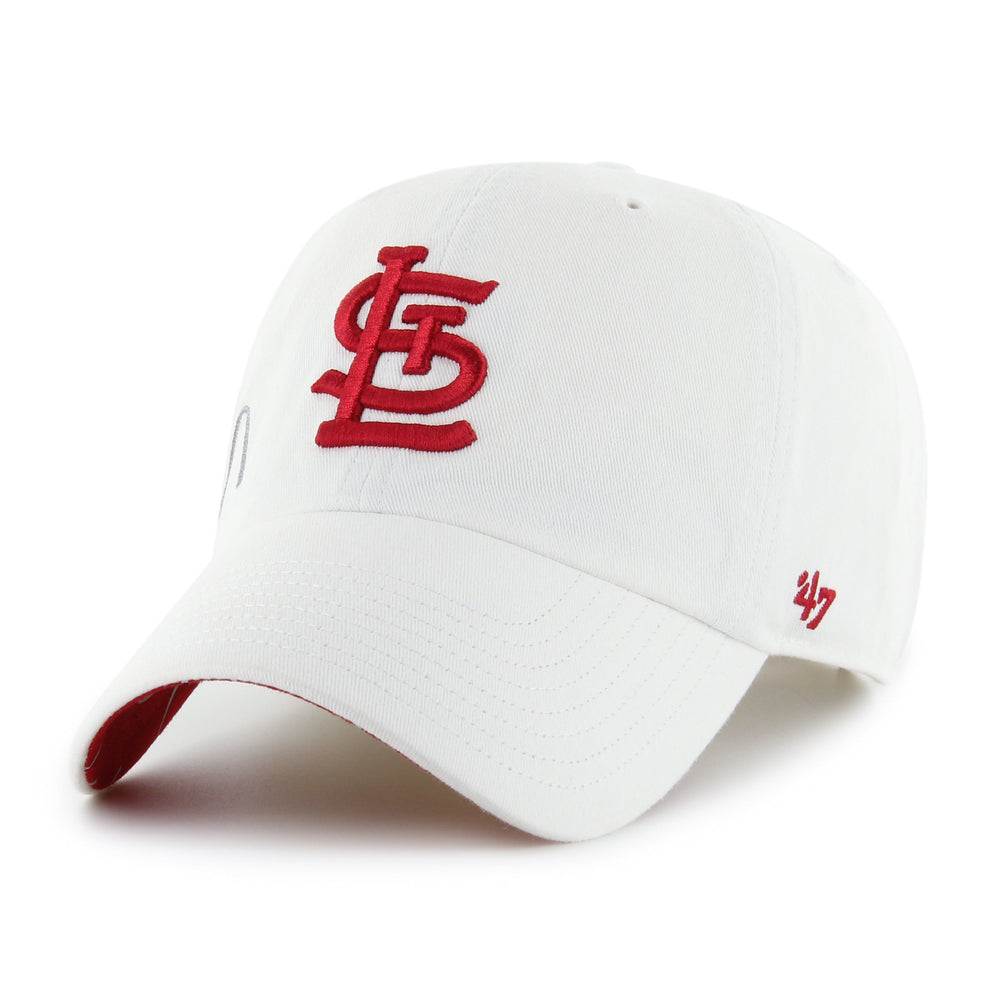 ST. LOUIS CARDINALS CONFETTI ICON '47 CLEAN UP WOMENS WHITE