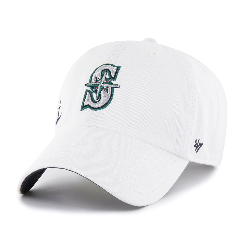 SEATTLE MARINERS CONFETTI ICON '47 CLEAN UP WOMENS WHITE
