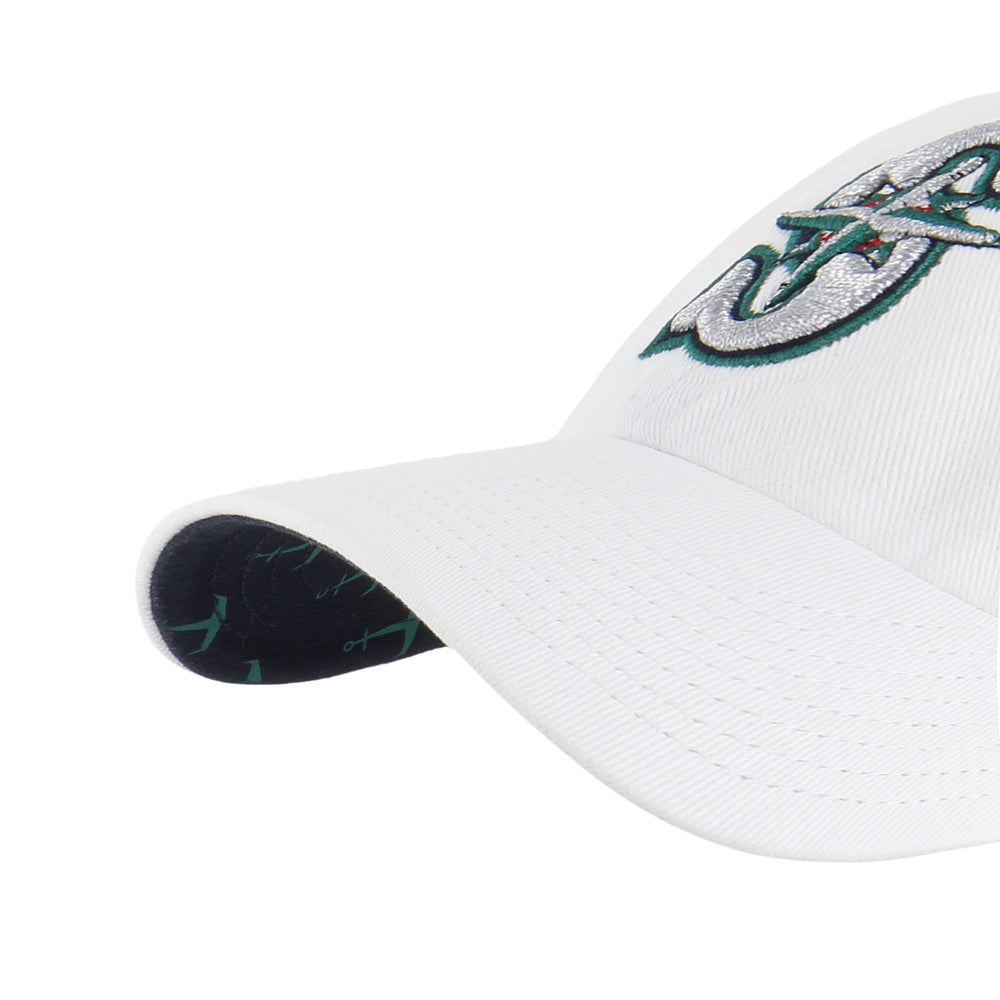 SEATTLE MARINERS CONFETTI ICON '47 CLEAN UP WOMENS WHITE