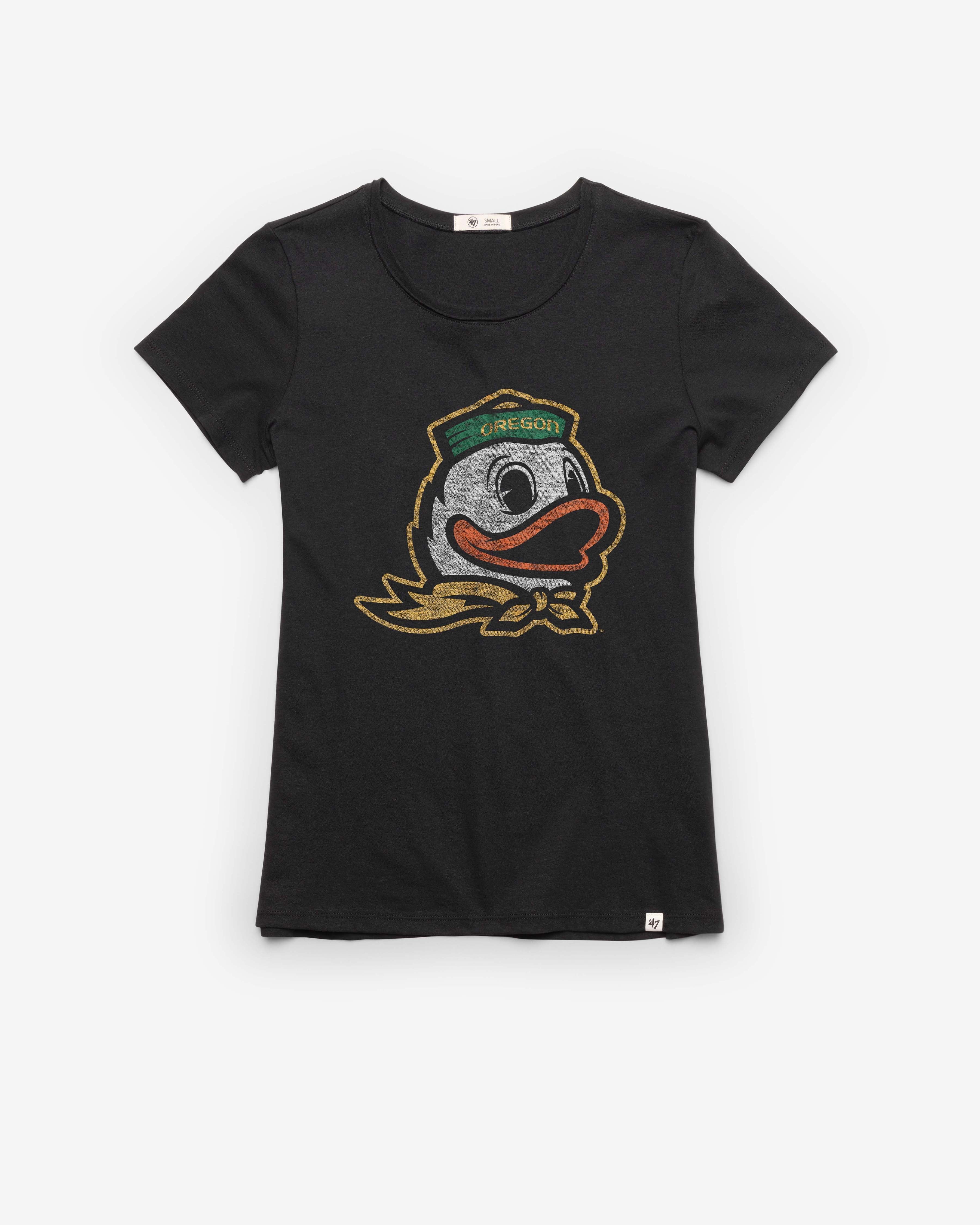 OREGON DUCKS PREMIER '47 FRANKIE TEE WOMEN FLINT BLACK