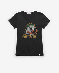 OREGON DUCKS PREMIER '47 FRANKIE TEE WOMEN FLINT BLACK