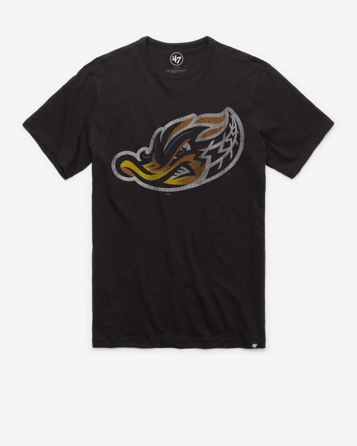 AKRON RUBBERDUCKS GRIT '47 SCRUM TEE JET BLACK