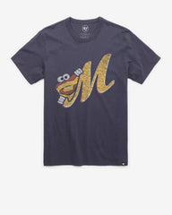 MONTGOMERY BISCUITS PREMIER '47 FRANKLIN TEE ATLAS BLUE