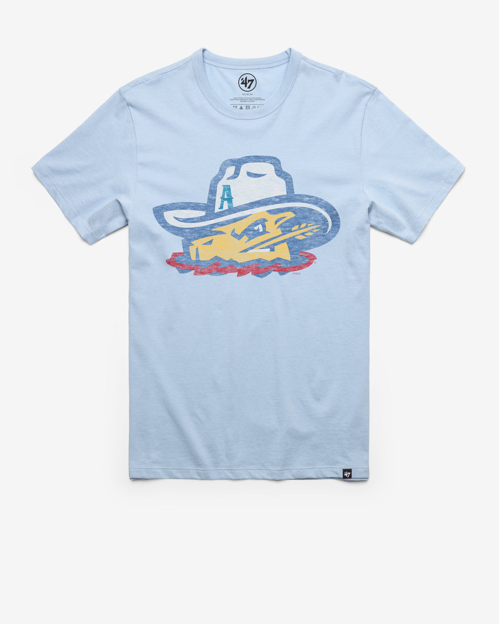 AMARILLO SOD POODLES PREMIER '47 FRANKLIN TEE GULF BLUE