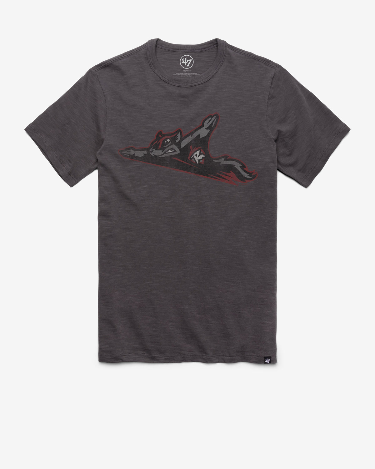 RICHMOND FLYING SQUIRRELS GRIT '47 SCRUM TEE CHARCOAL