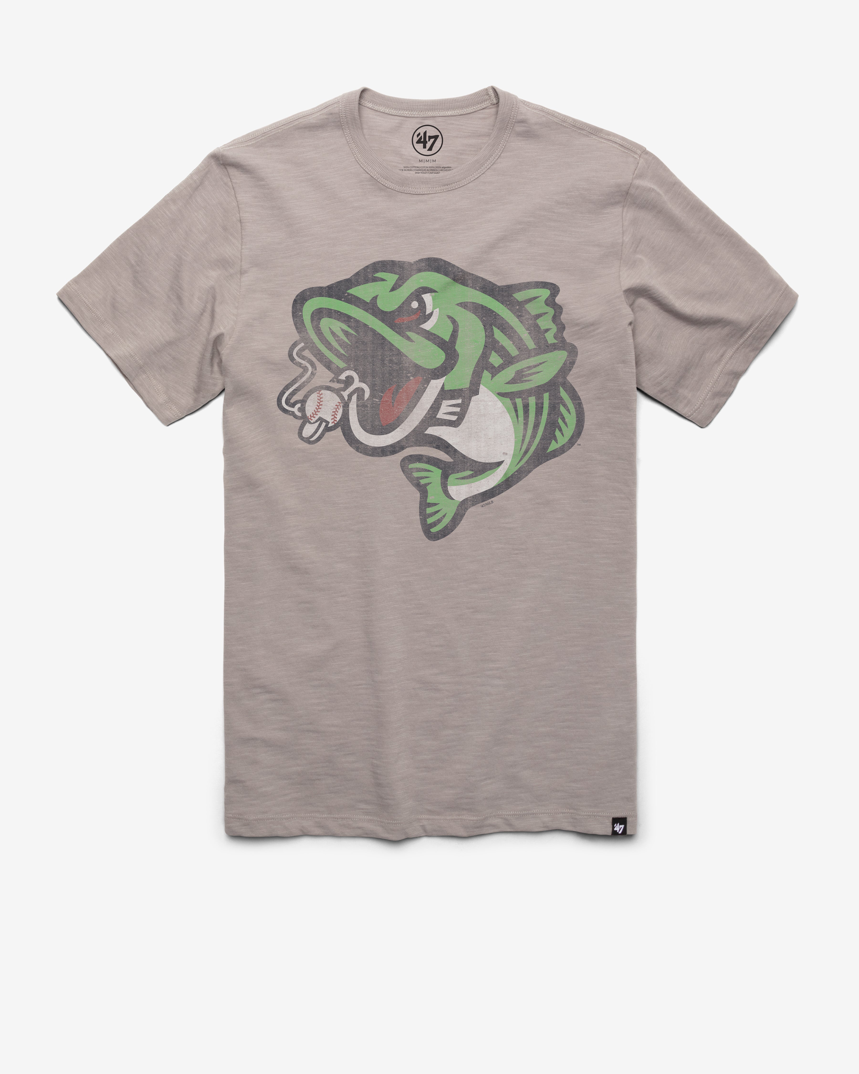 GWINNETT STRIPERS GRIT '47 SCRUM TEE WOLF GREY