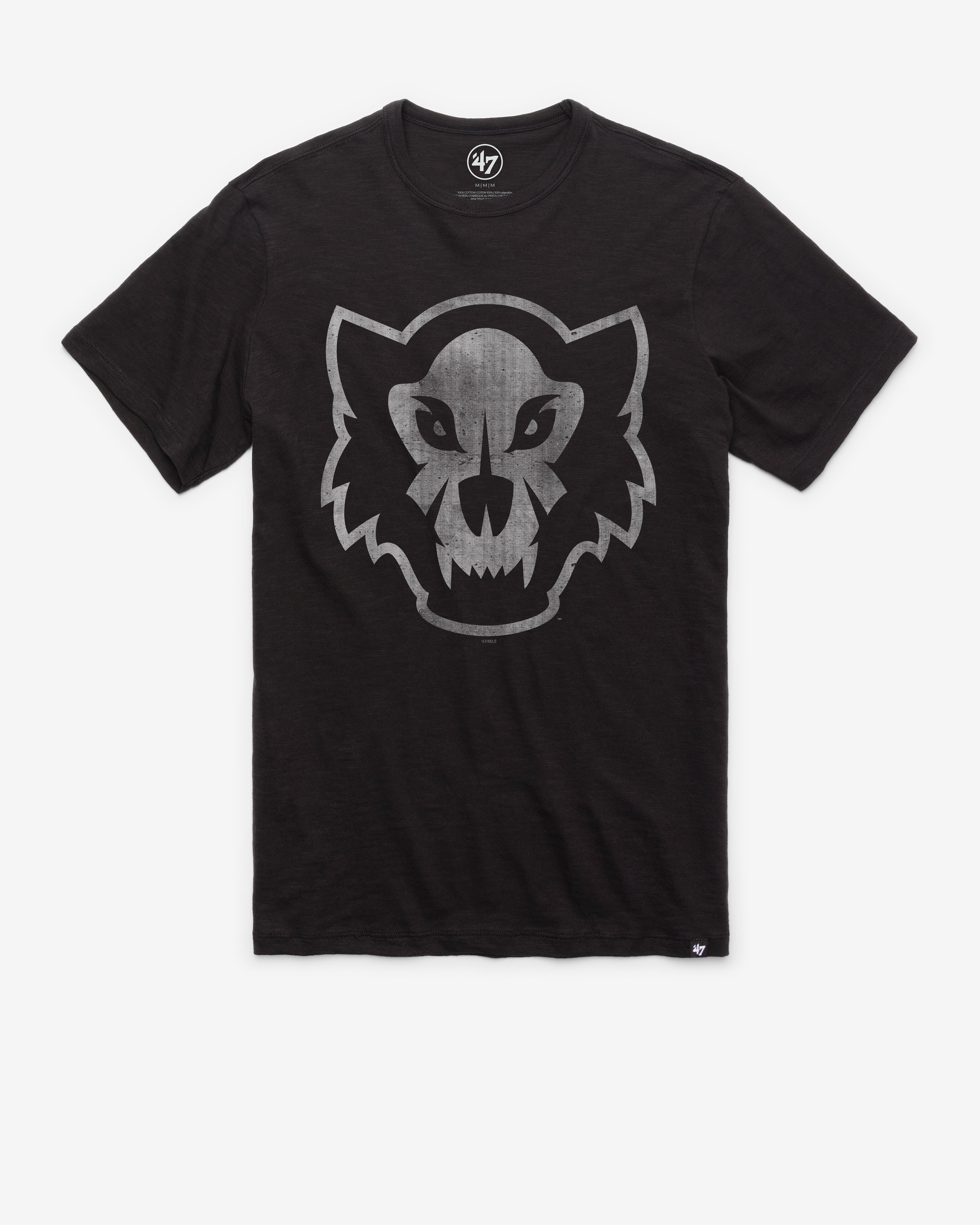 ERIE SEAWOLVES GRIT '47 SCRUM TEE JET BLACK