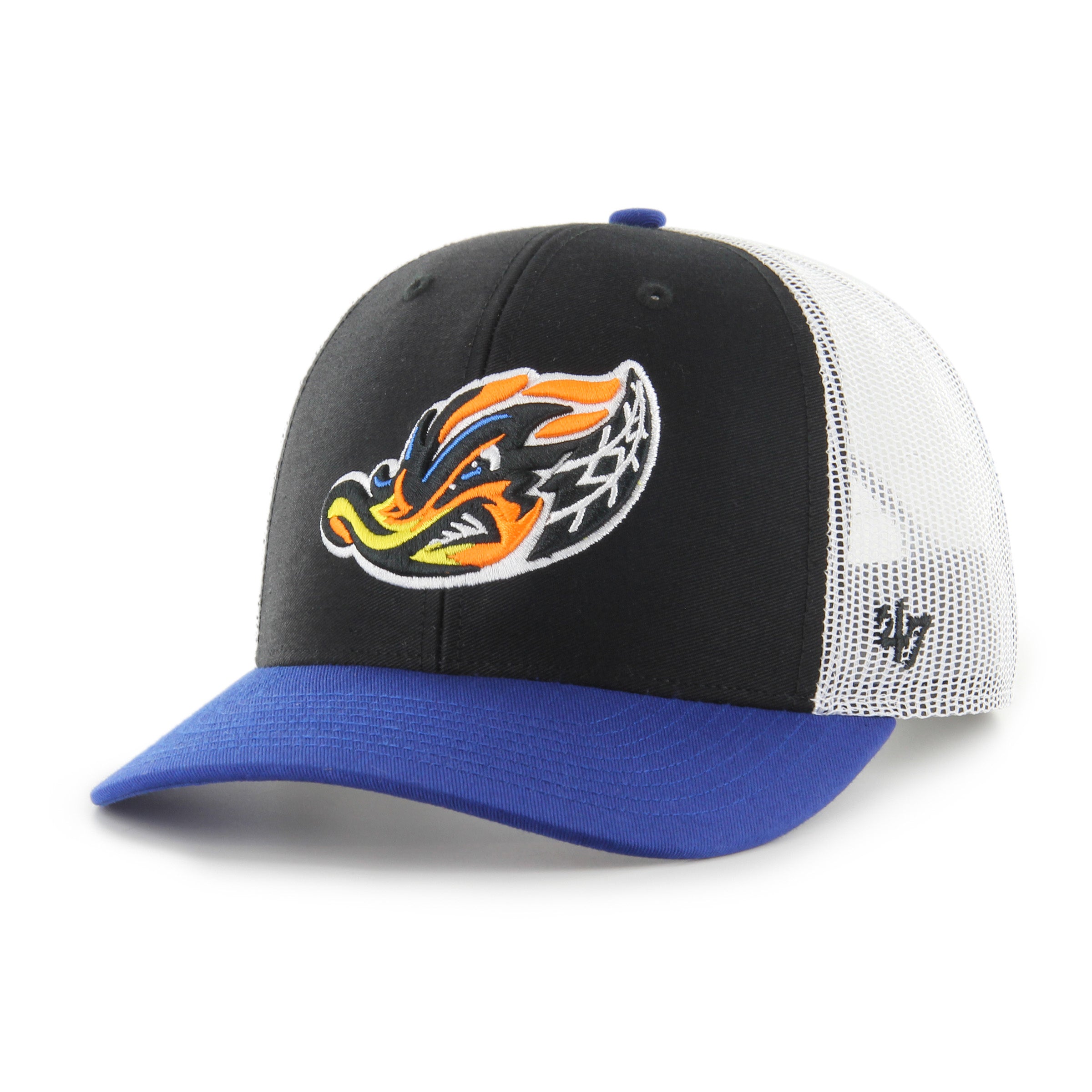 AKRON RUBBERDUCKS SIDE NOTE '47 TRUCKER BLACK