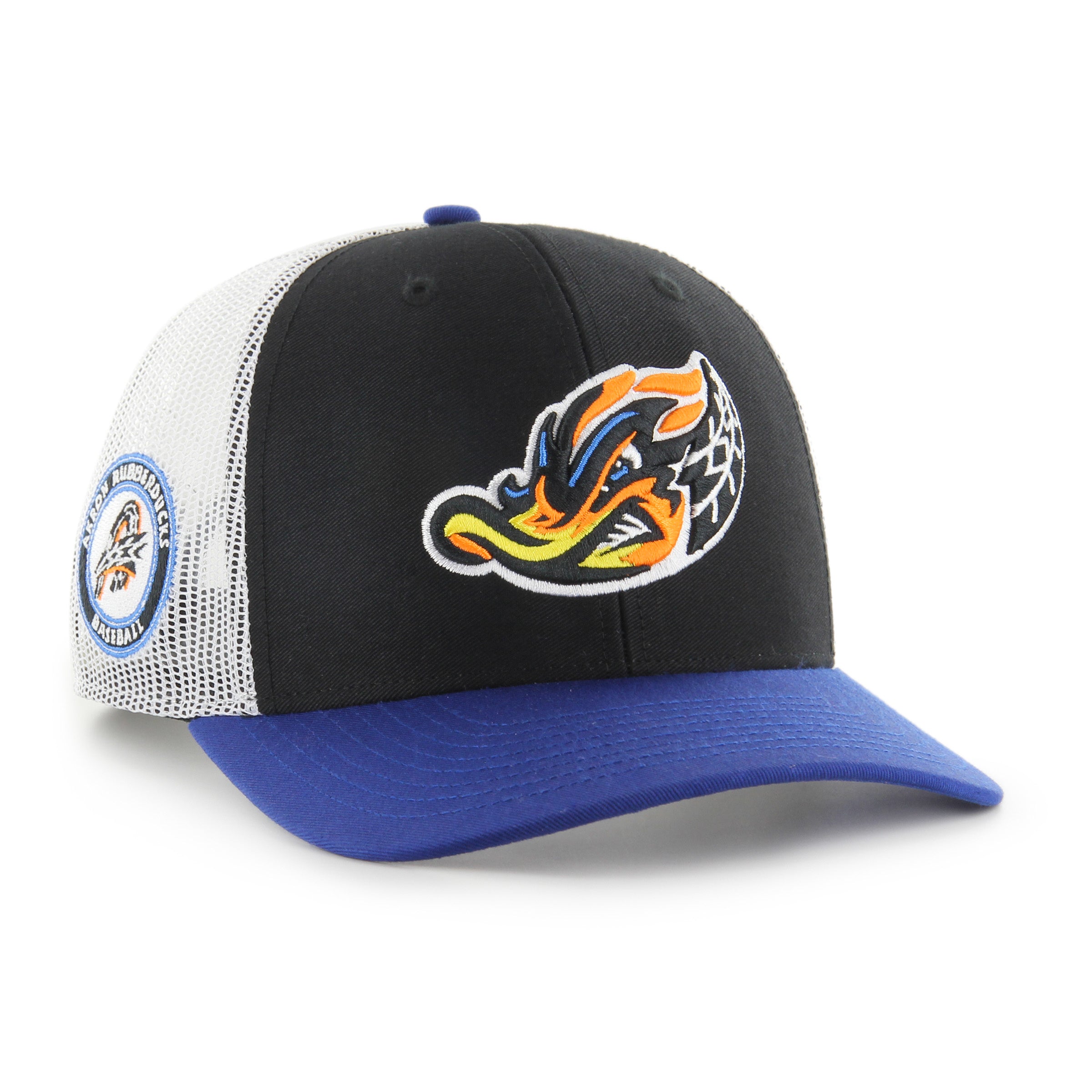 AKRON RUBBERDUCKS SIDE NOTE '47 TRUCKER BLACK