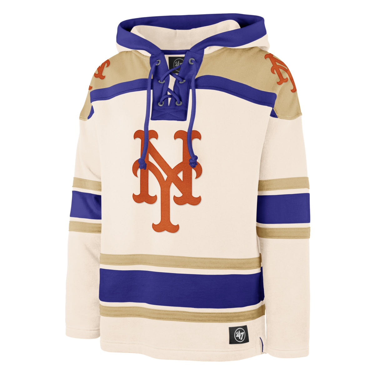 NEW YORK METS SUPERIOR '47 LACER HOOD CREAM