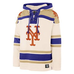 NEW YORK METS SUPERIOR '47 LACER HOOD CREAM
