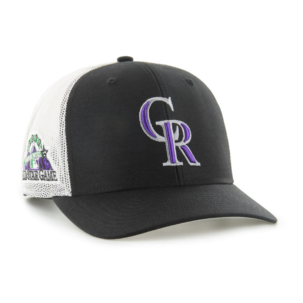 COLORADO ROCKIES COOP ASG SURE SHOT '47 TRUCKER BLACK