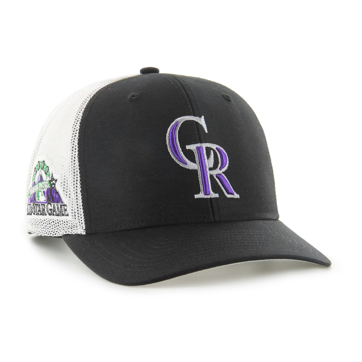 COLORADO ROCKIES COOP ASG SURE SHOT '47 TRUCKER BLACK