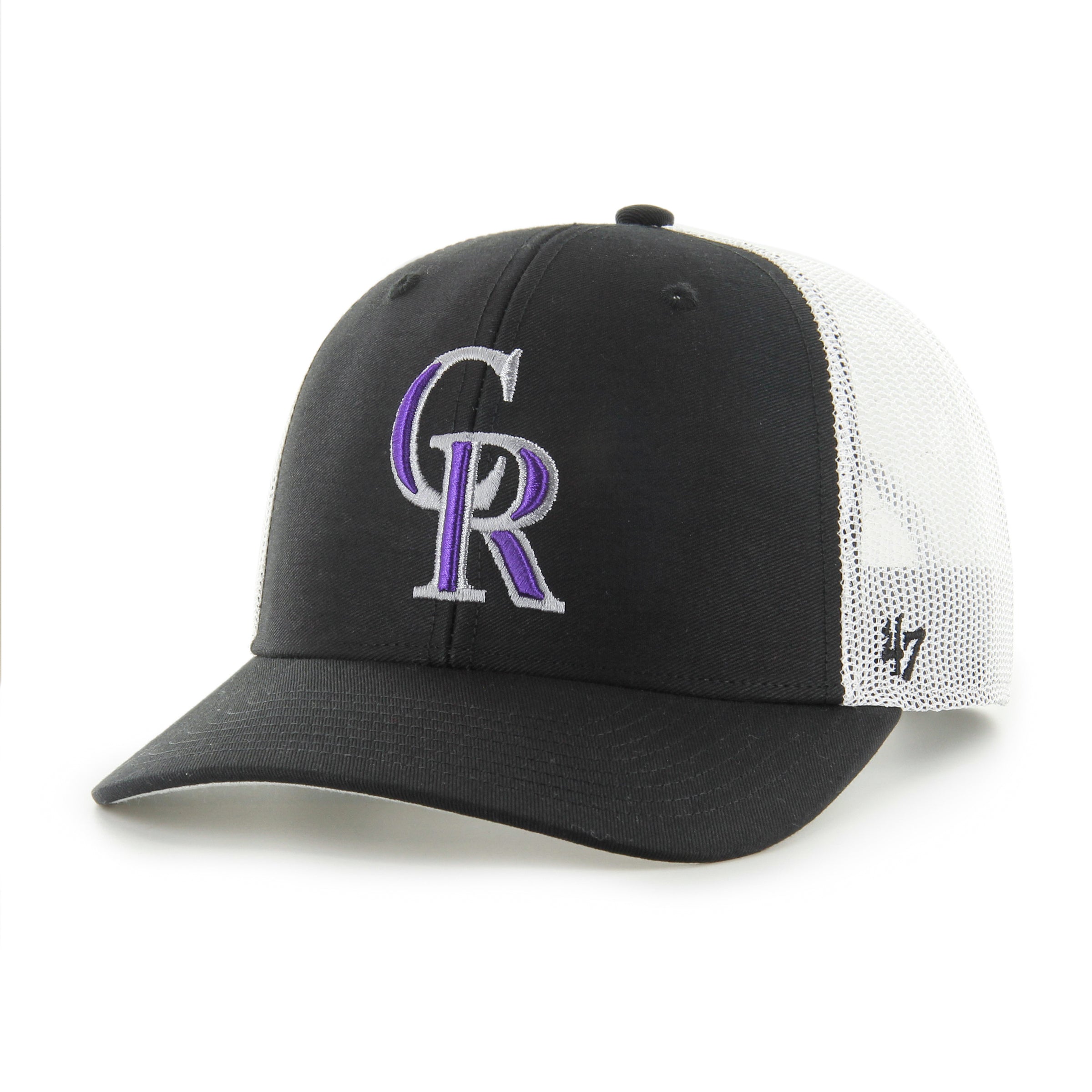 COLORADO ROCKIES COOP ASG SURE SHOT '47 TRUCKER BLACK