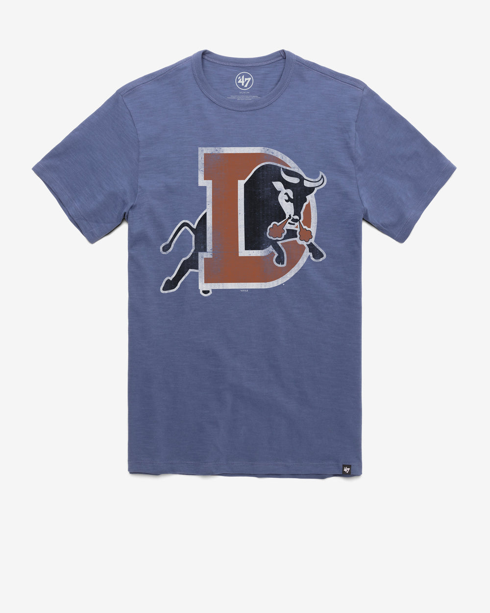 DURHAM BULLS GRIT '47 SCRUM TEE BLEACHER BLUE