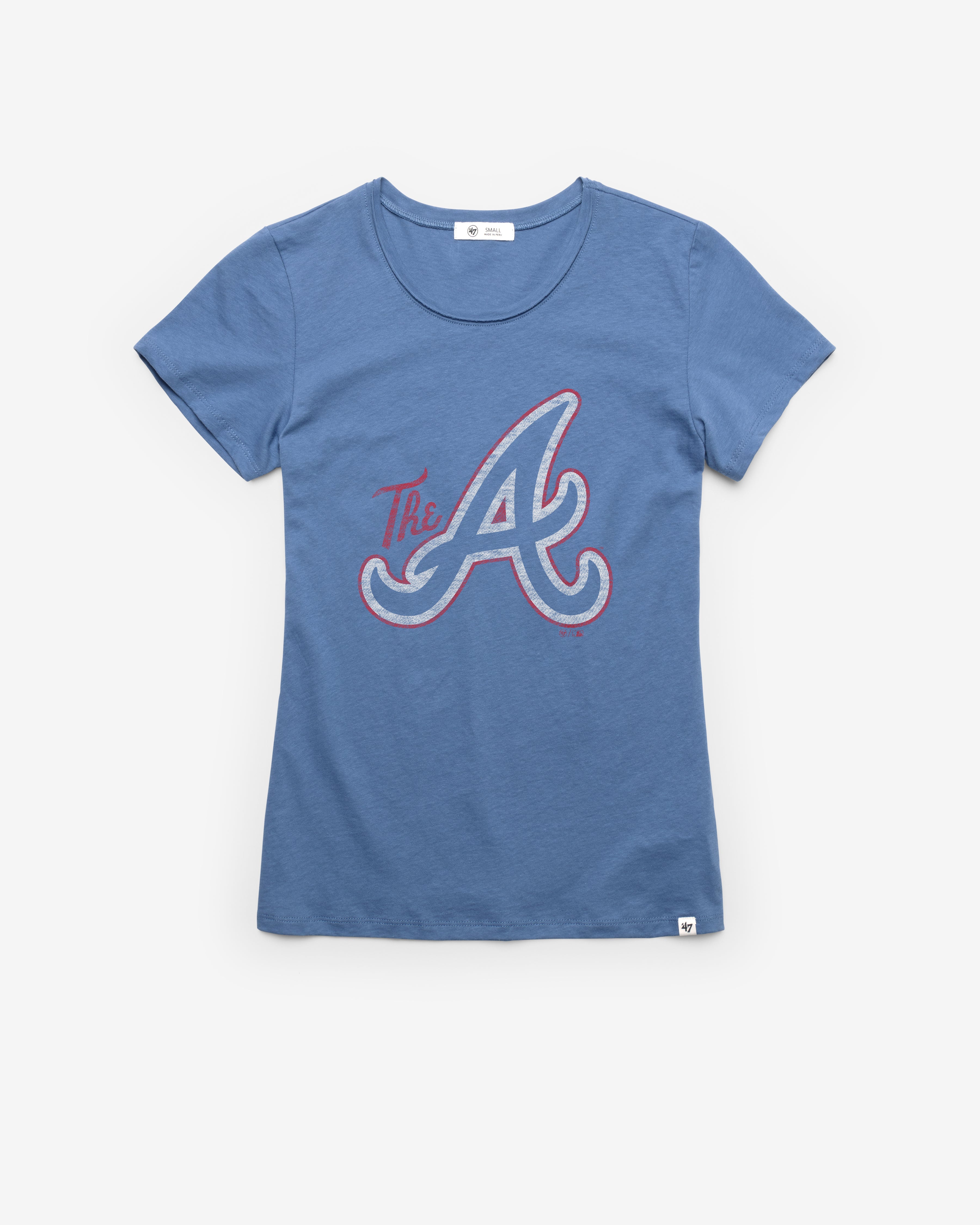 ATLANTA BRAVES CITY CONNECT PREMIER '47 FRANKIE TEE CADET BLUE