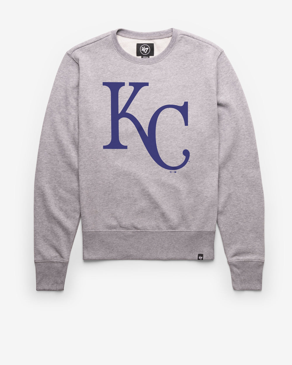 KANSAS CITY ROYALS IMPRINT '47 HEADLINE CREW SLATE GREY