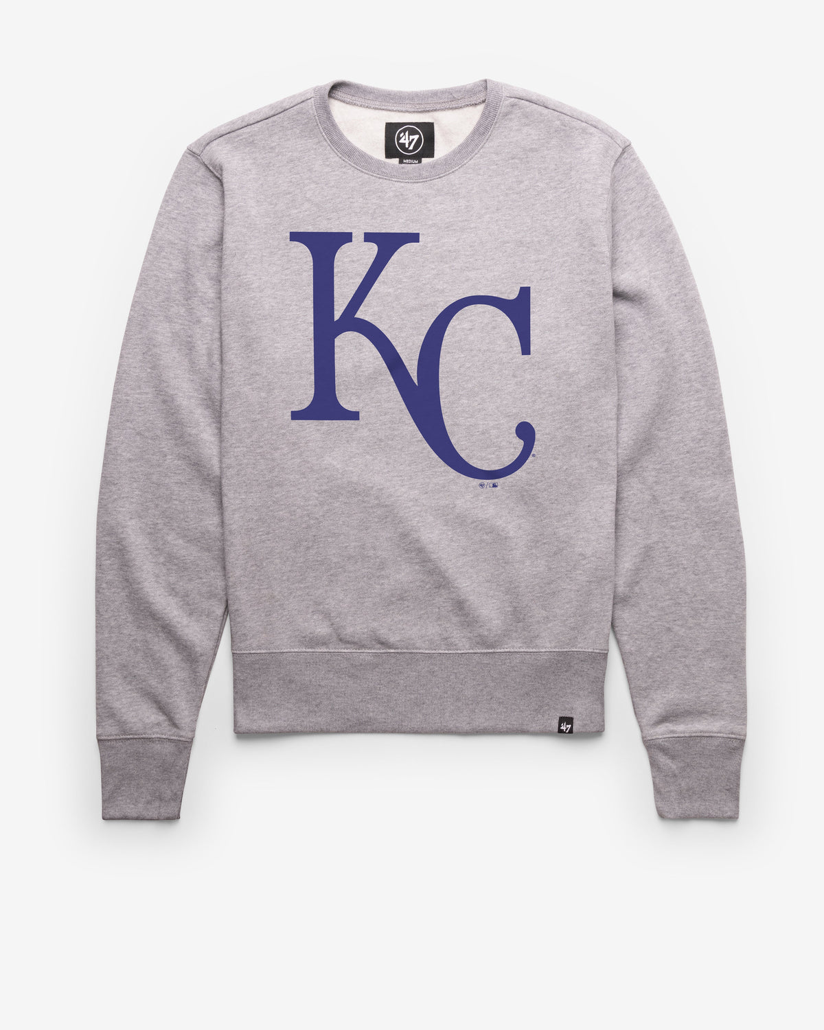 KANSAS CITY ROYALS IMPRINT '47 HEADLINE CREW SLATE GREY
