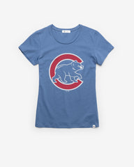 CHICAGO CUBS PREMIER '47 FRANKIE TEE WOMENS CADET BLUE