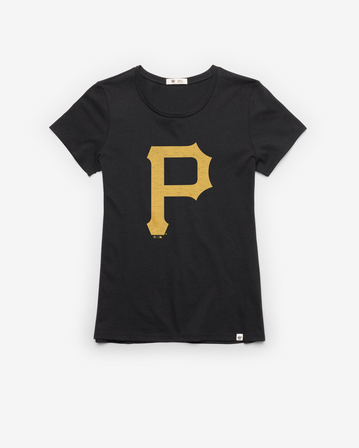 PITTSBURGH PIRATES PREMIER '47 FRANKIE TEE WOMENS FLINT BLACK