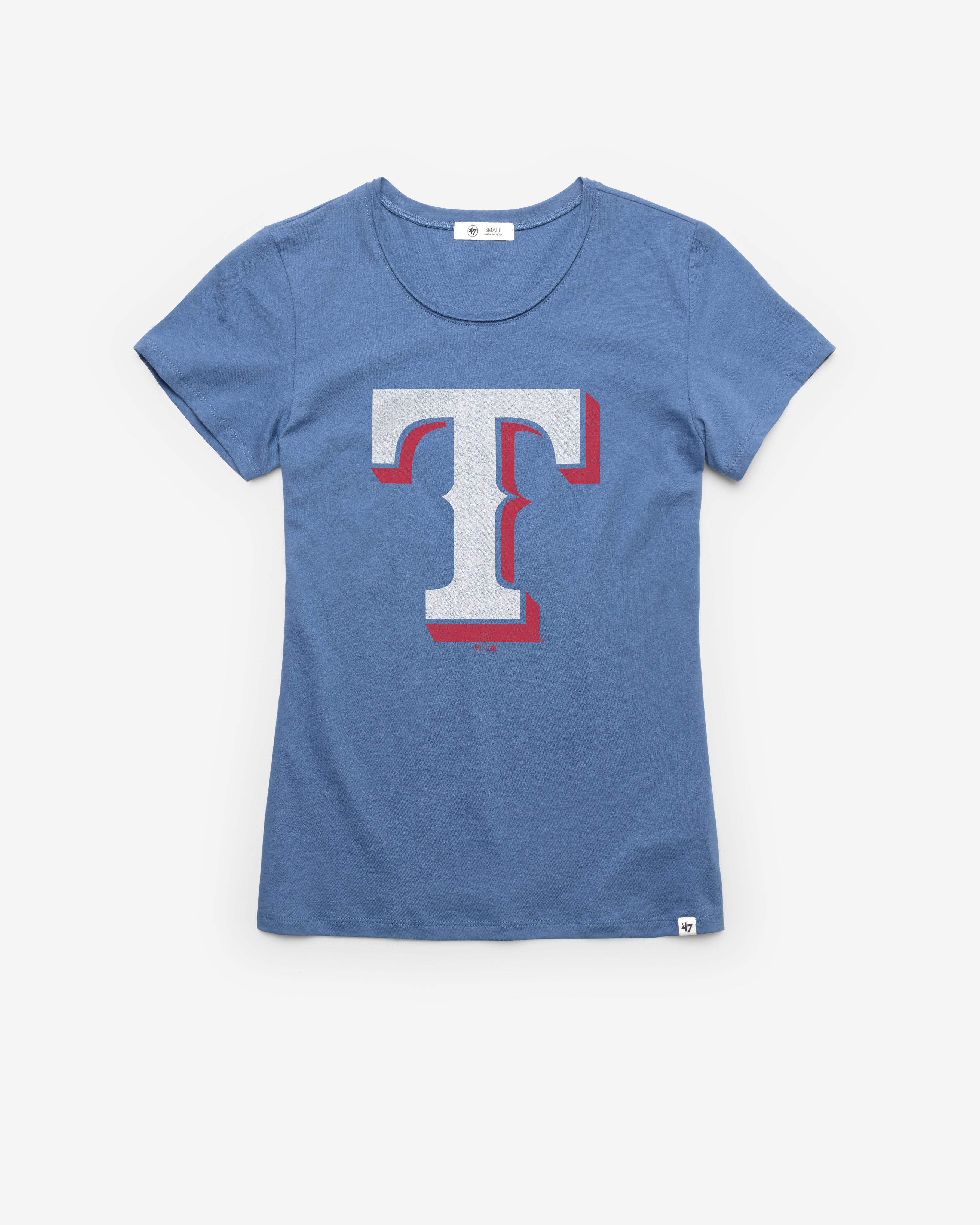 TEXAS RANGERS PREMIER '47 FRANKIE TEE WOMENS CADET BLUE