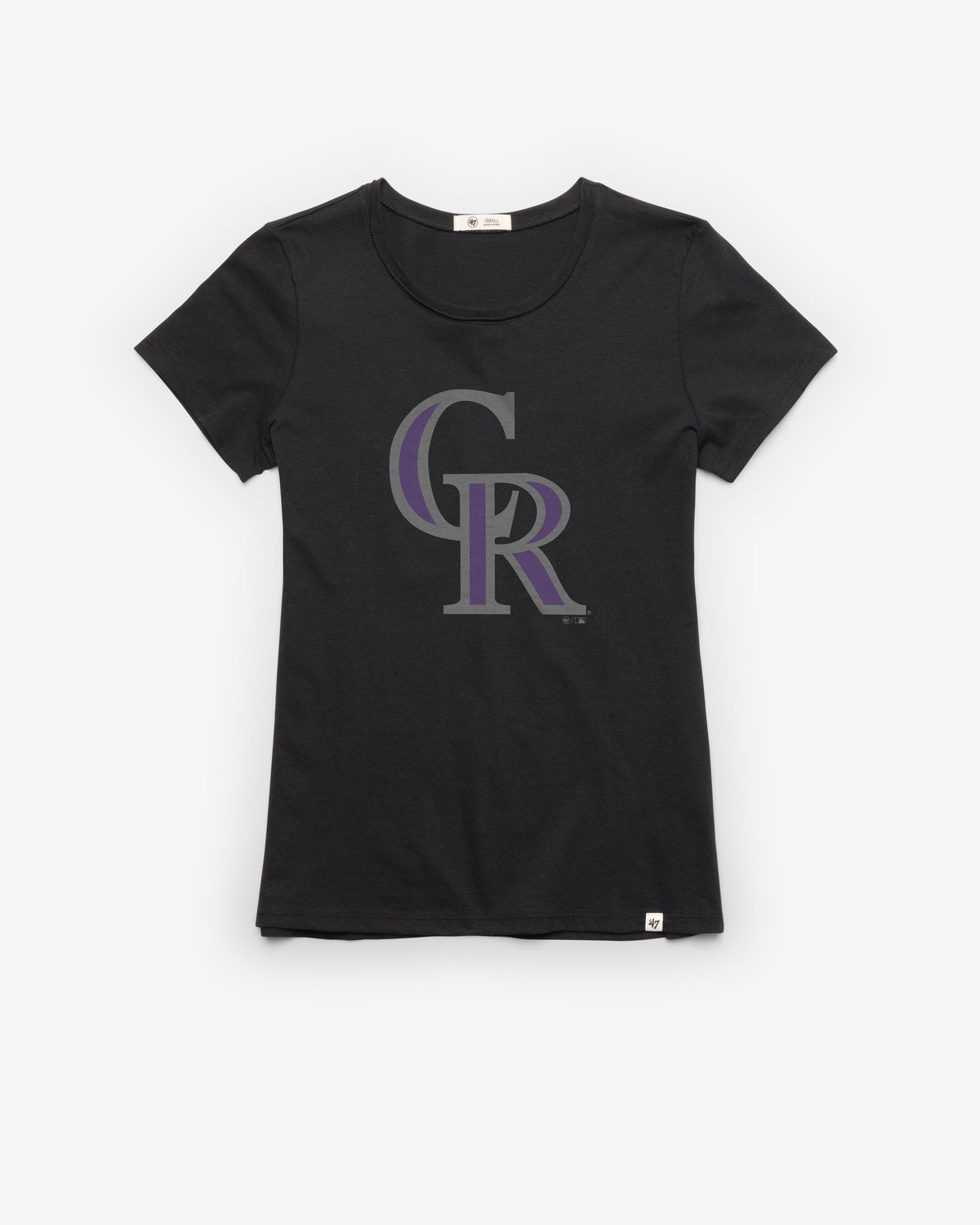 COLORADO ROCKIES PREMIER '47 FRANKIE TEE WOMENS FLINT BLACK