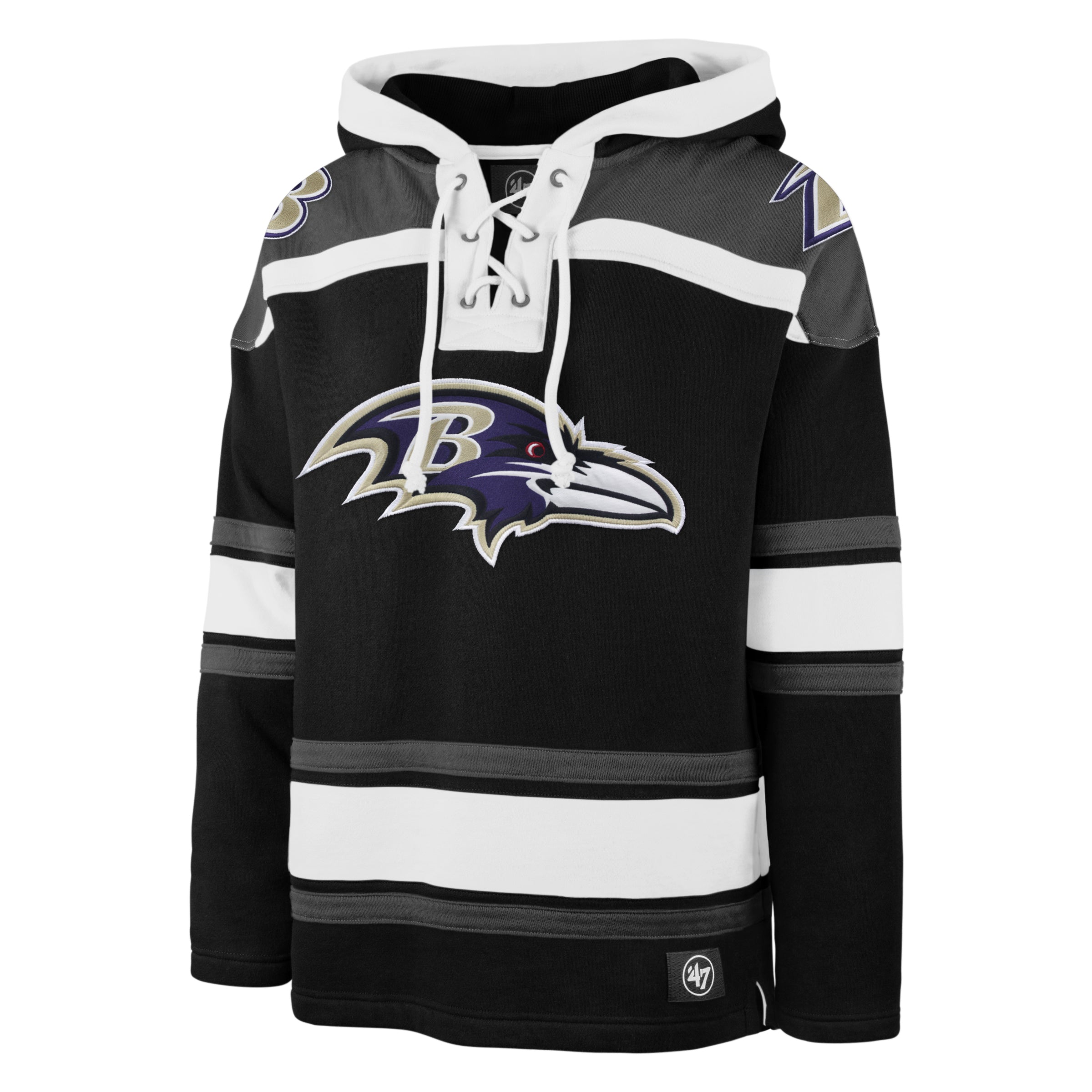 BALTIMORE RAVENS SUPERIOR '47 LACER HOOD JET BLACK
