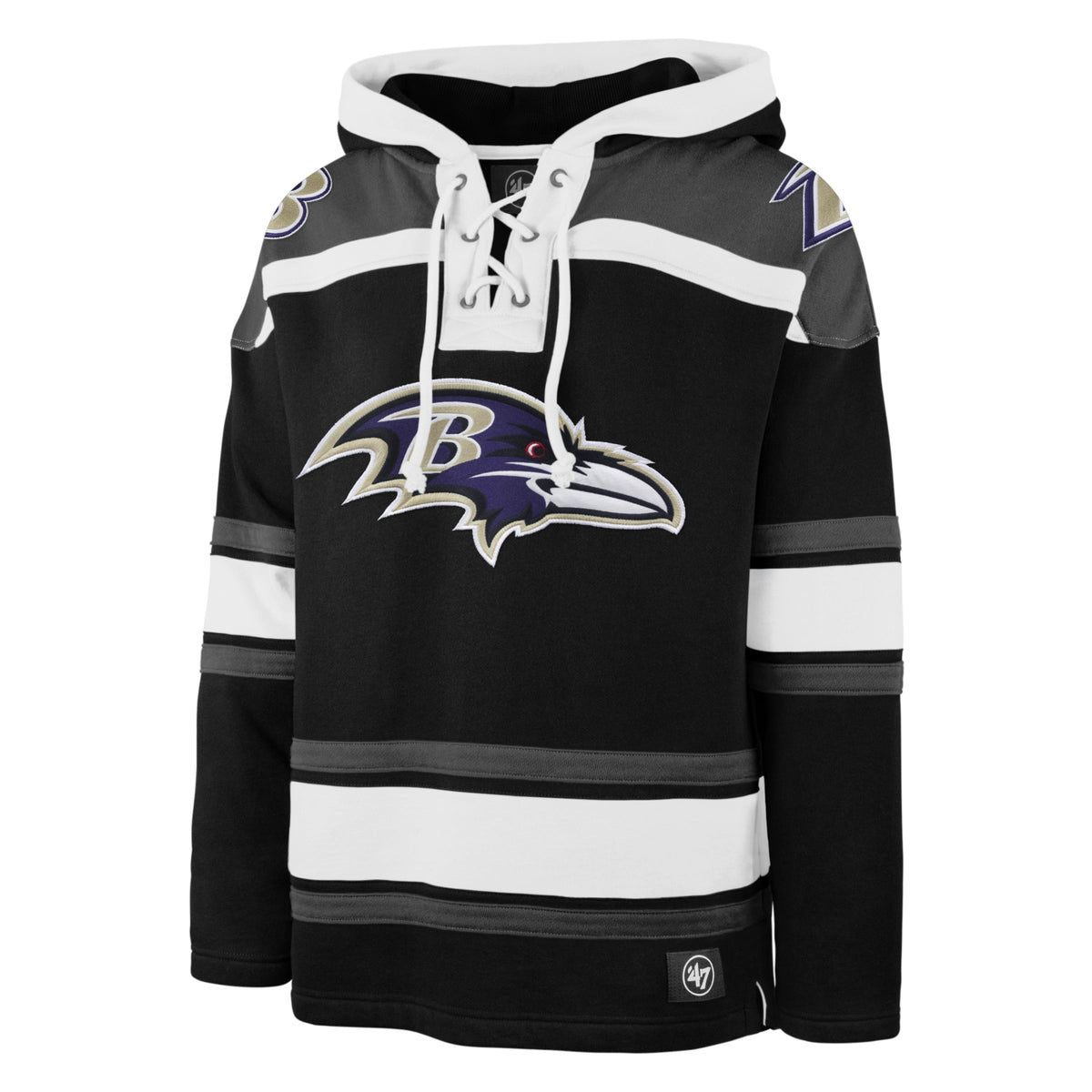 BALTIMORE RAVENS SUPERIOR '47 LACER HOOD JET BLACK