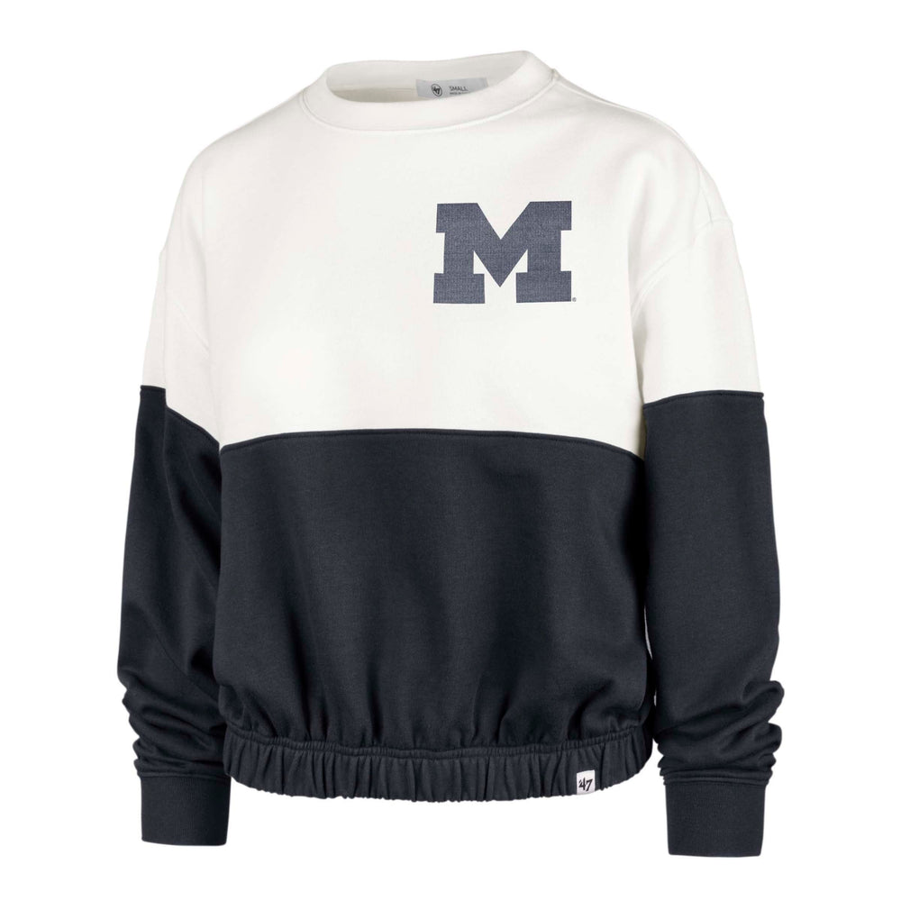 MICHIGAN WOLVERINES TAKE TWO '47 BONITA CREW WOMENS SANDSTONE