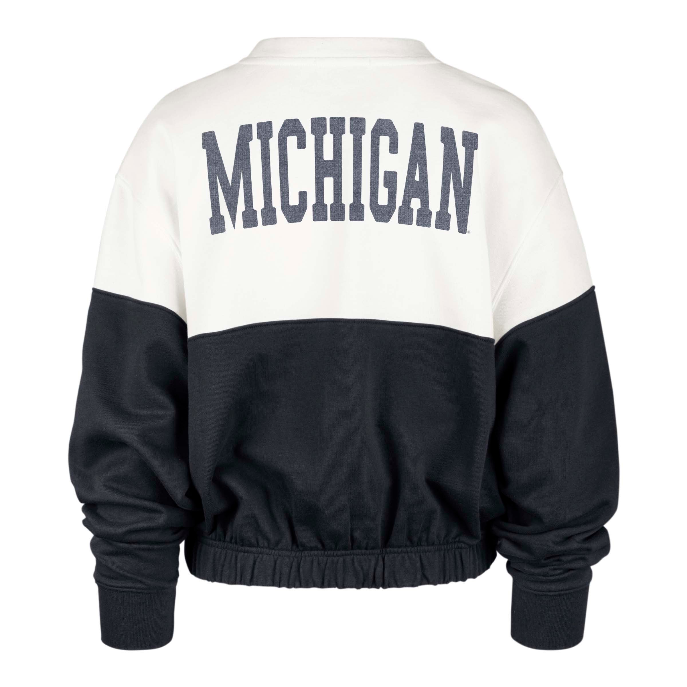 MICHIGAN WOLVERINES TAKE TWO '47 BONITA CREW WOMENS SANDSTONE